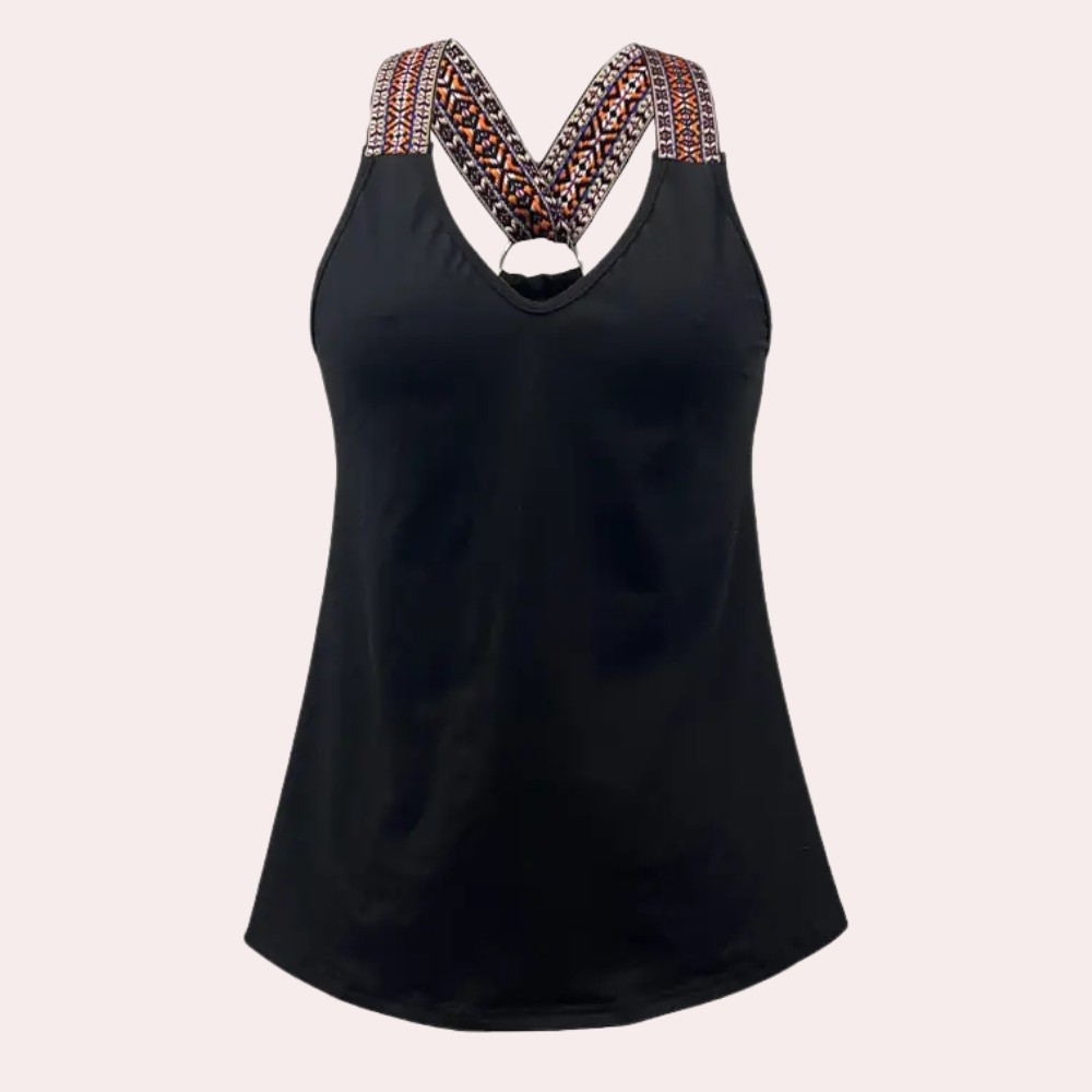 Black Fashionable V-Neck Top for Women - Noa-XS-State of Style