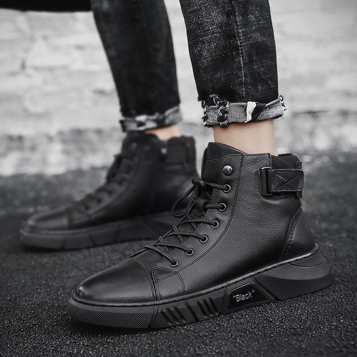 Black Handmade Leather Boots - NoirCraft-7-State of Style