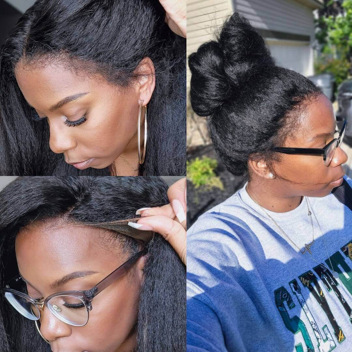 Black HD Lace Wig with Curly Edges – Imani-State of Style