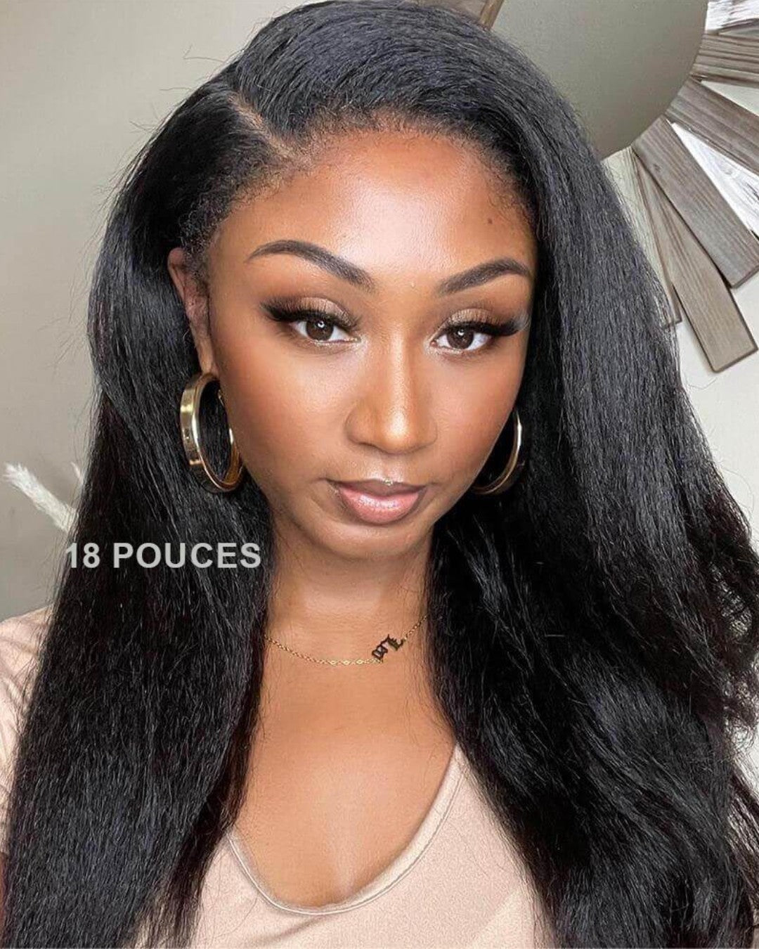 Black HD Lace Wig with Curly Edges – Imani-State of Style