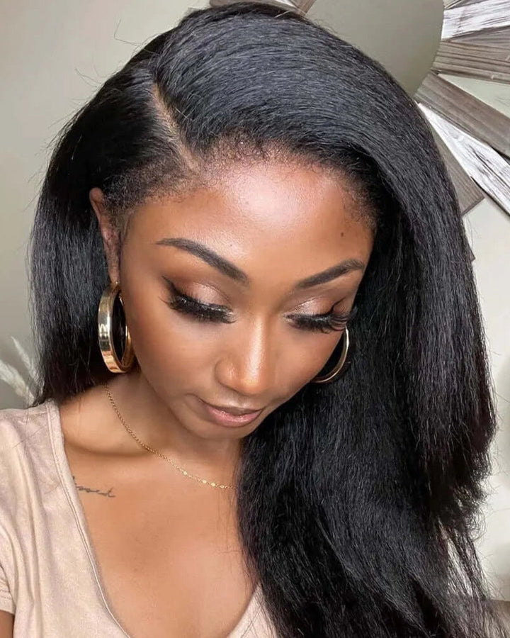 Black HD Lace Wig with Curly Edges – Imani-State of Style