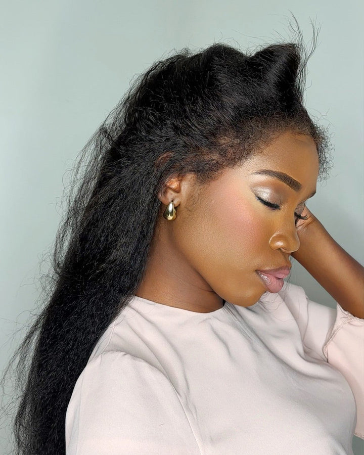 Black HD Lace Wig with Curly Edges – Imani-State of Style