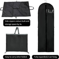 Long Garment Storage Cover – 180cm Dress Bag with Zipper & Window (Buy 1, Get 1 FREE)