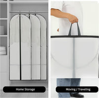 Long Garment Storage Cover – 180cm Dress Bag with Zipper & Window (Buy 1, Get 1 FREE)