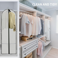 Long Garment Storage Cover – 180cm Dress Bag with Zipper & Window (Buy 1, Get 1 FREE)
