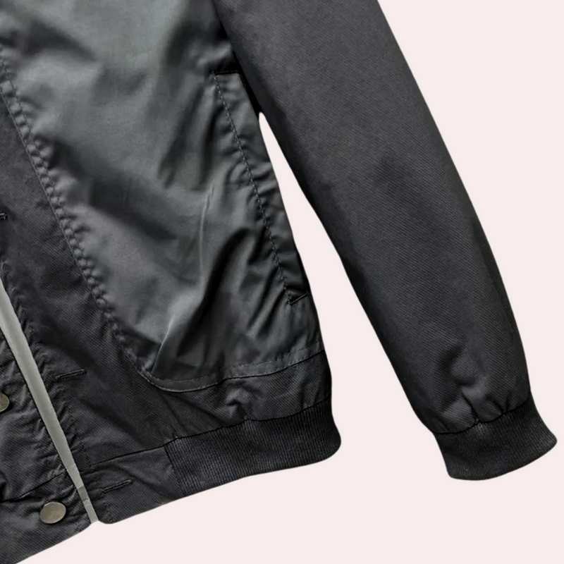 Black Modern Coat for Men - Elliot-S-State of Style