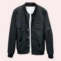 Black Modern Coat for Men - Elliot-S-State of Style