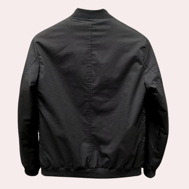 Black Modern Coat for Men - Elliot-S-State of Style