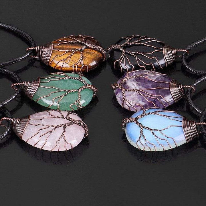 Black Obsidian Drop Necklace - Eryna-State of Style