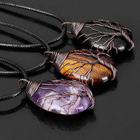Black Obsidian Drop Necklace - Eryna-State of Style