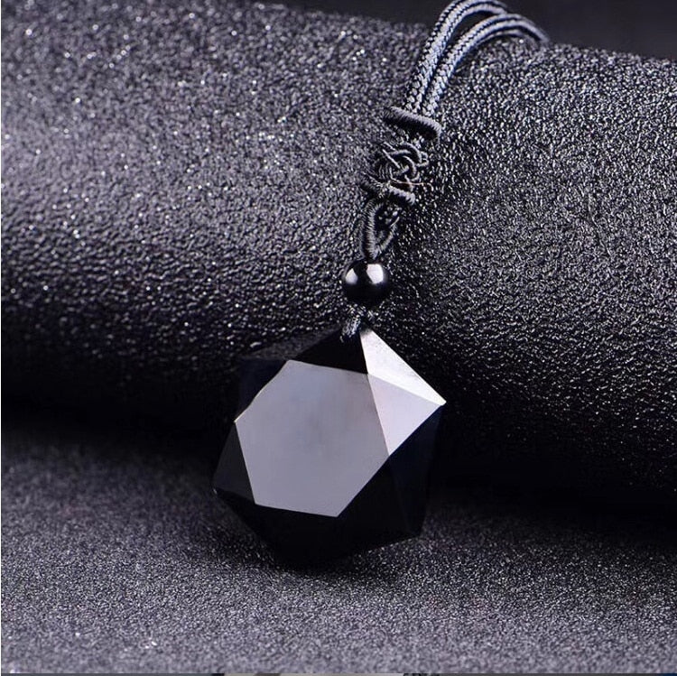 Black Obsidian Healing Pendant Necklace-State of Style