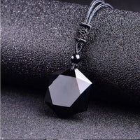 Black Obsidian Healing Pendant Necklace-State of Style