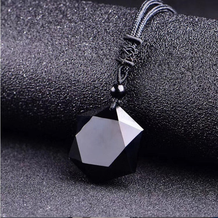Black Obsidian Healing Pendant Necklace-State of Style