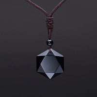 Black Obsidian Healing Pendant Necklace-State of Style