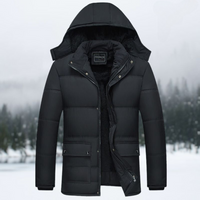 Black Puffer Winter Jacket - Hugo-Black-S-State of Style