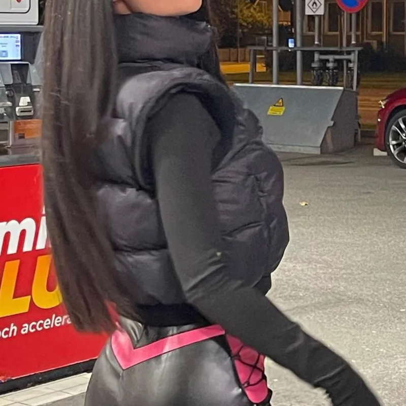 Black Quilted Ladies Bodywarmer for Comfort and Warmth - Naia-XS-State of Style