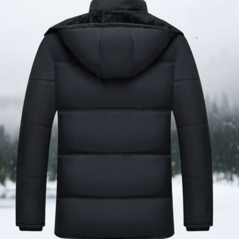 Black Quilted Winter Jacket - Hugo-Black-S-State of Style