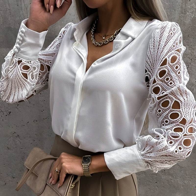Blouse for Women – Elegant & Versatile Wardrobe Essential-White-S-State of Style