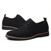 Blue Suede Oxford Sneakers Louis – Casual Comfort & Style-Brown-5.0-State of Style