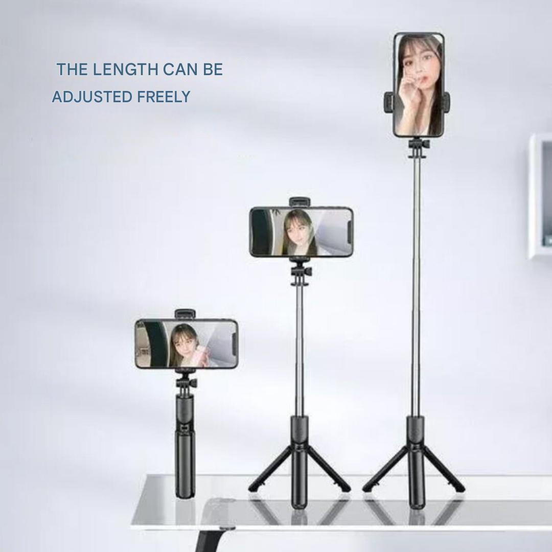 Bluetooth Selfie Stick & Tripod - FlexiShot-Black-State of Style