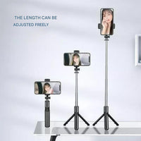 Bluetooth Selfie Stick & Tripod - FlexiShot-Black-State of Style