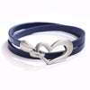 Simple Heart Leather Bracelet | Elegant Women's Jewellery