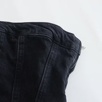 Bobbie Strapless Denim Dress | Cool and Unique-Light Blue-XS-State of Style