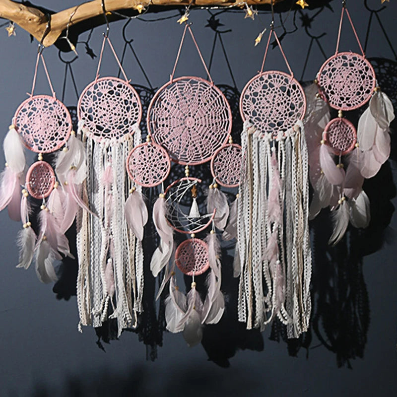 Bohemian Dreamcatcher Set – Lunavia-Pink-State of Style