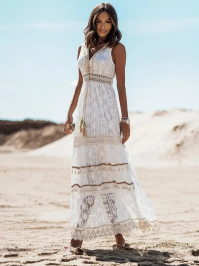 Bohemian Maxi Dress - Luna-S-State of Style