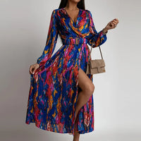 Bohemian Maxi Dress - Seraphina-Blue-XS-State of Style