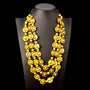 Bohemian Multi-Layered Wooden Bead Necklace-GELB-State of Style