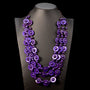 Bohemian Multi-Layered Wooden Bead Necklace-LILA-State of Style