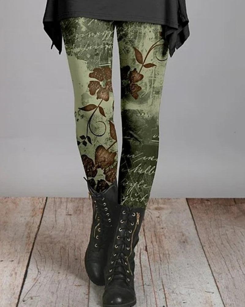 Bohemian Retro Leggings with Ethnic Prints – Ziva-1-S-State of Style