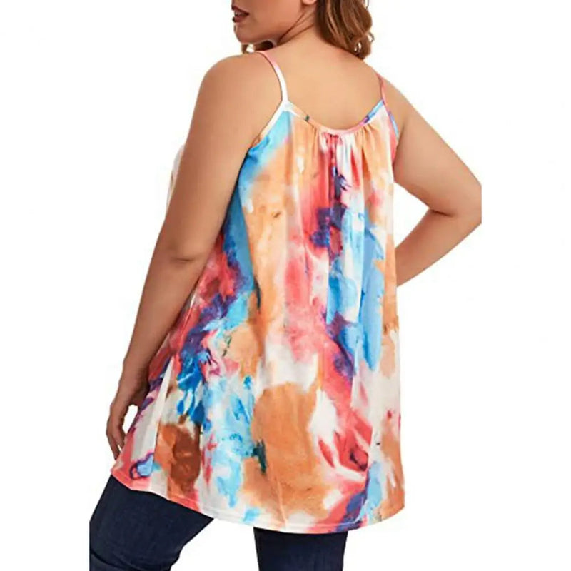 Bohemian Summer Sling Top in Plus Size-Black-2XL-State of Style