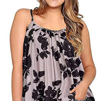 Bohemian Summer Sling Top in Plus Size-Black-2XL-State of Style
