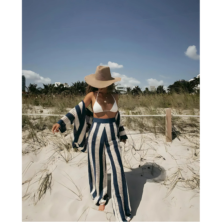 Boho Beach Set for Women – Salina-White-S-State of Style