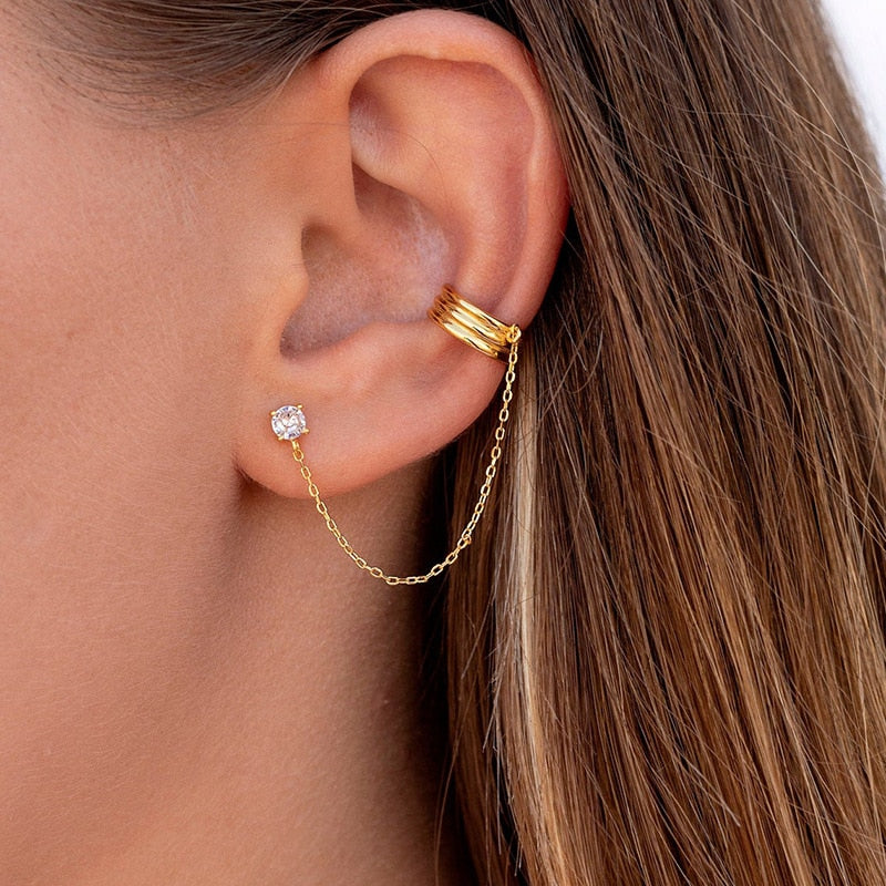 Boho Chic Earrings Set - Amira-Gold-3 Pair Set-State of Style