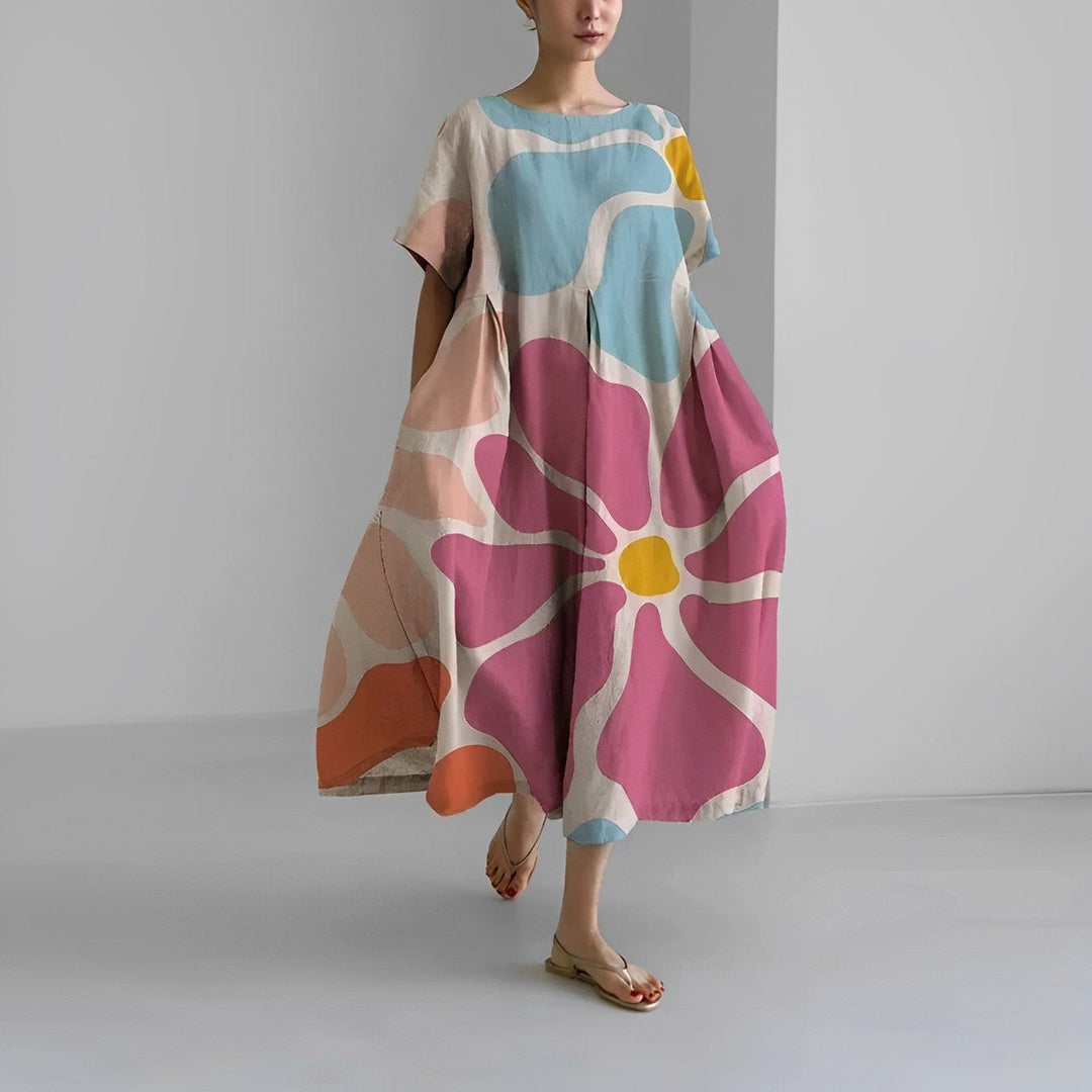 Boho Floral Maxi Dress - FloraChic-LX-41-S-State of Style