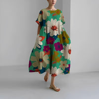 Boho Floral Maxi Dress - FloraChic-LX-46-S-State of Style