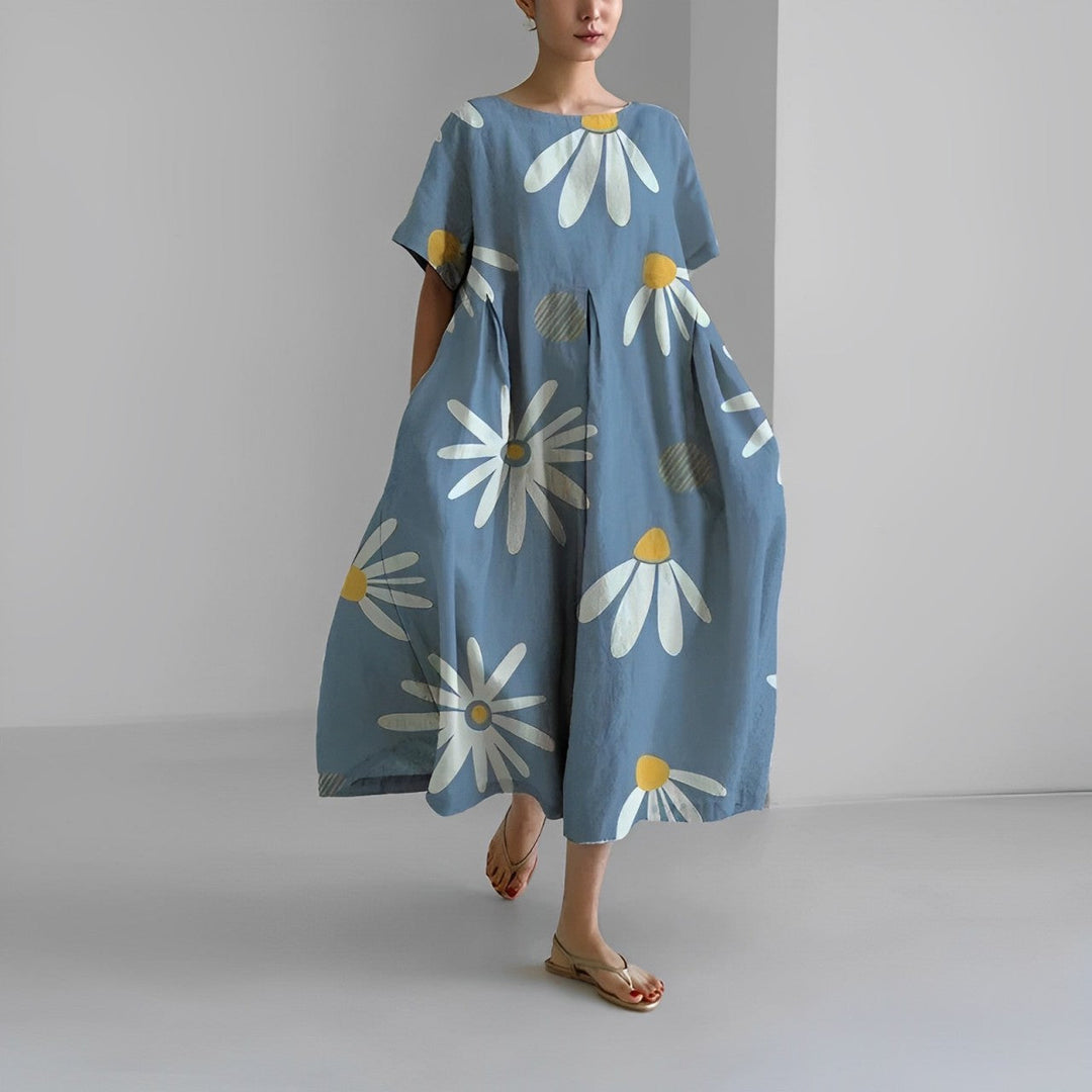 Boho Floral Maxi Dress - FloraChic-LX-50-S-State of Style