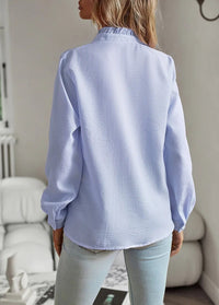 Bold and Stylish Blouse - RebelBlouse-Blue-S-State of Style