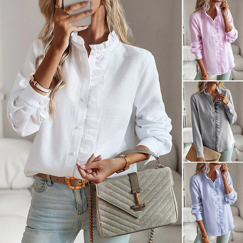 Bold and Stylish Blouse - RebelBlouse-Blue-S-State of Style