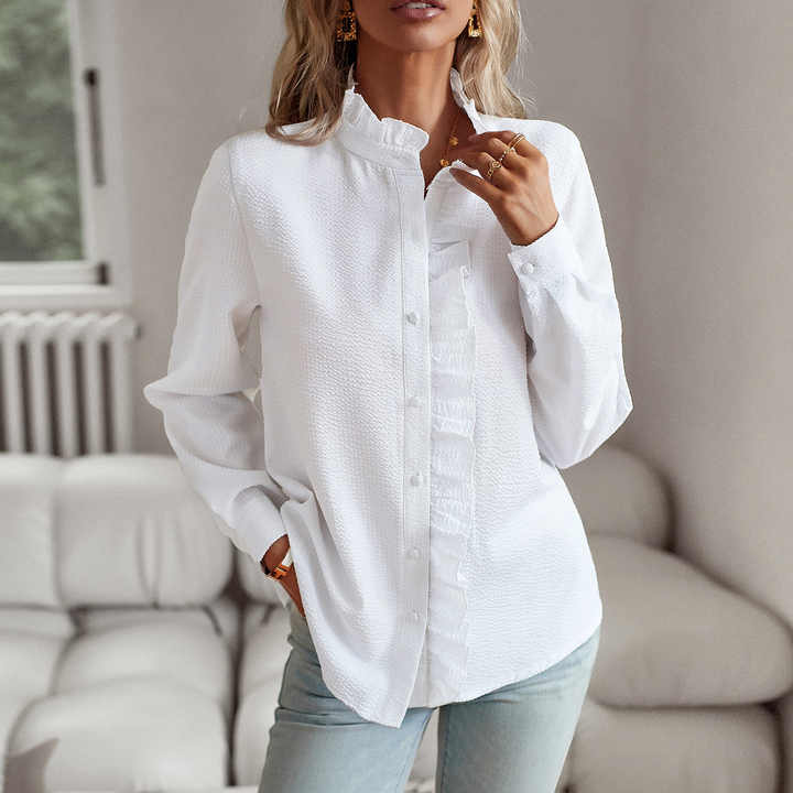 Bold and Stylish Blouse - RebelBlouse-White-S-State of Style