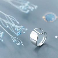 Bold Hollow Geometric Punk Ring-State of Style