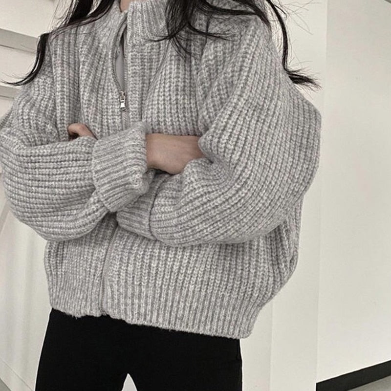 BosVest | Elegant & Cosy Women's Knit Cardigan-Apricot-One Size-State of Style
