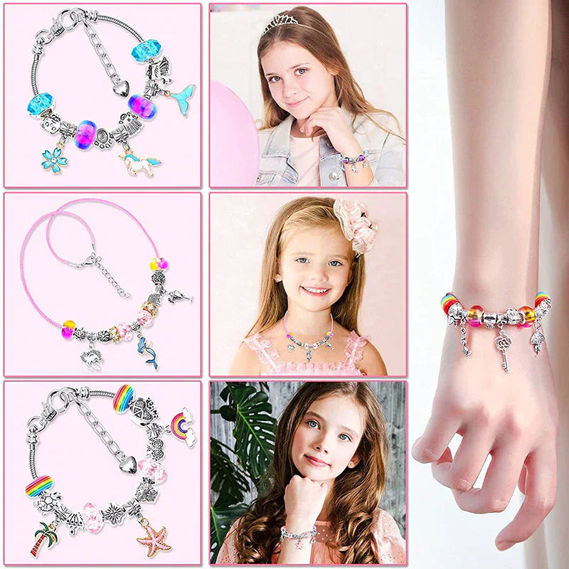 Bracelet Creation Set - Crystal Creations Bracelet Kit-Colourful - Unicorn-State of Style