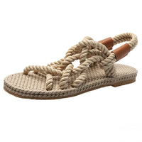 Braided Gladiator Sandals – Serina-Beige-3-State of Style
