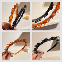 Braided Hairband with Grip – Bibi-Black-State of Style