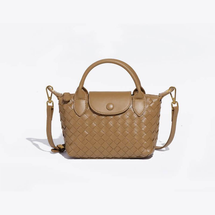 Braided Mini Bag - Elena-Beige-State of Style