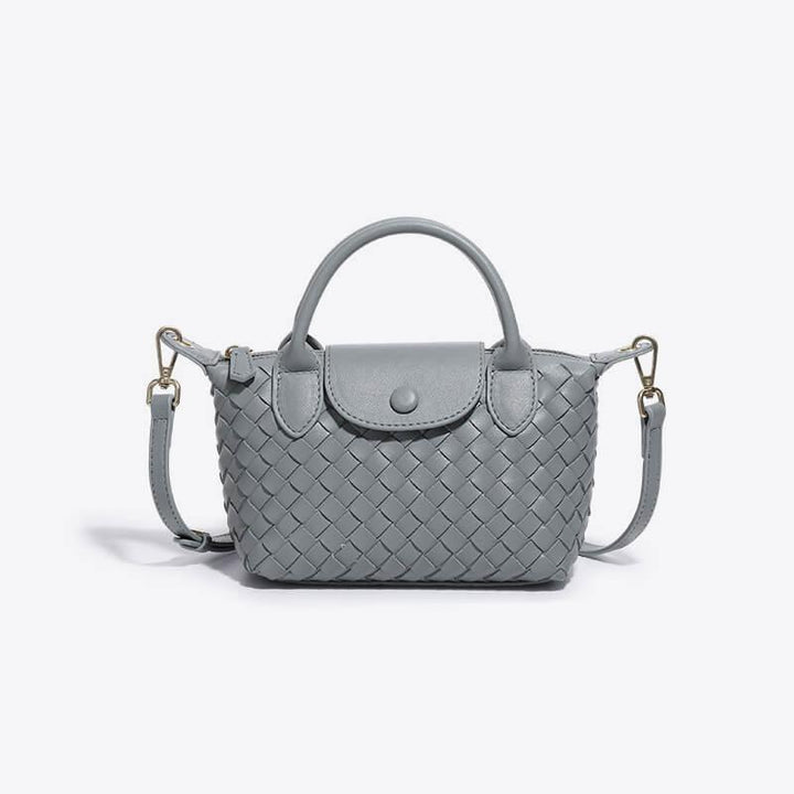Braided Mini Bag - Elena-Blue-State of Style